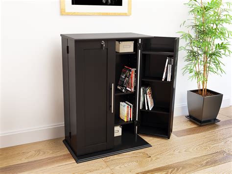 small locking cabinet with shelves